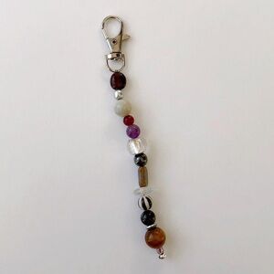 handmade one of a kind bag charm / keychain